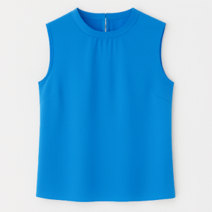 Azure Sleeveless Blouse