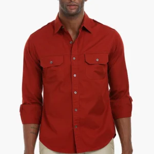 FireBrick Casual Shirt
